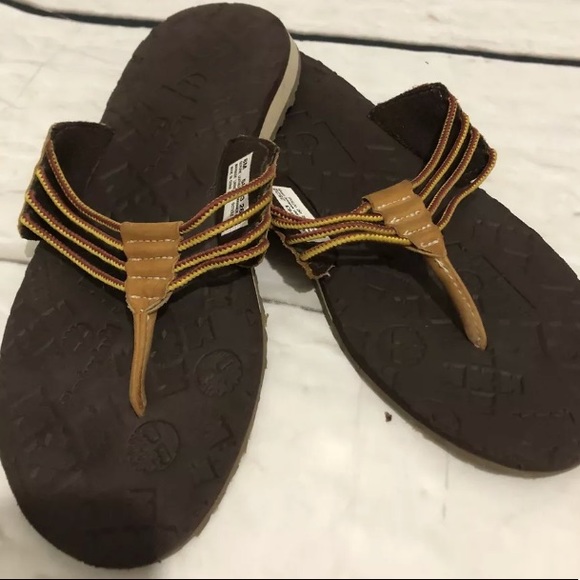 timberland leather flip flops